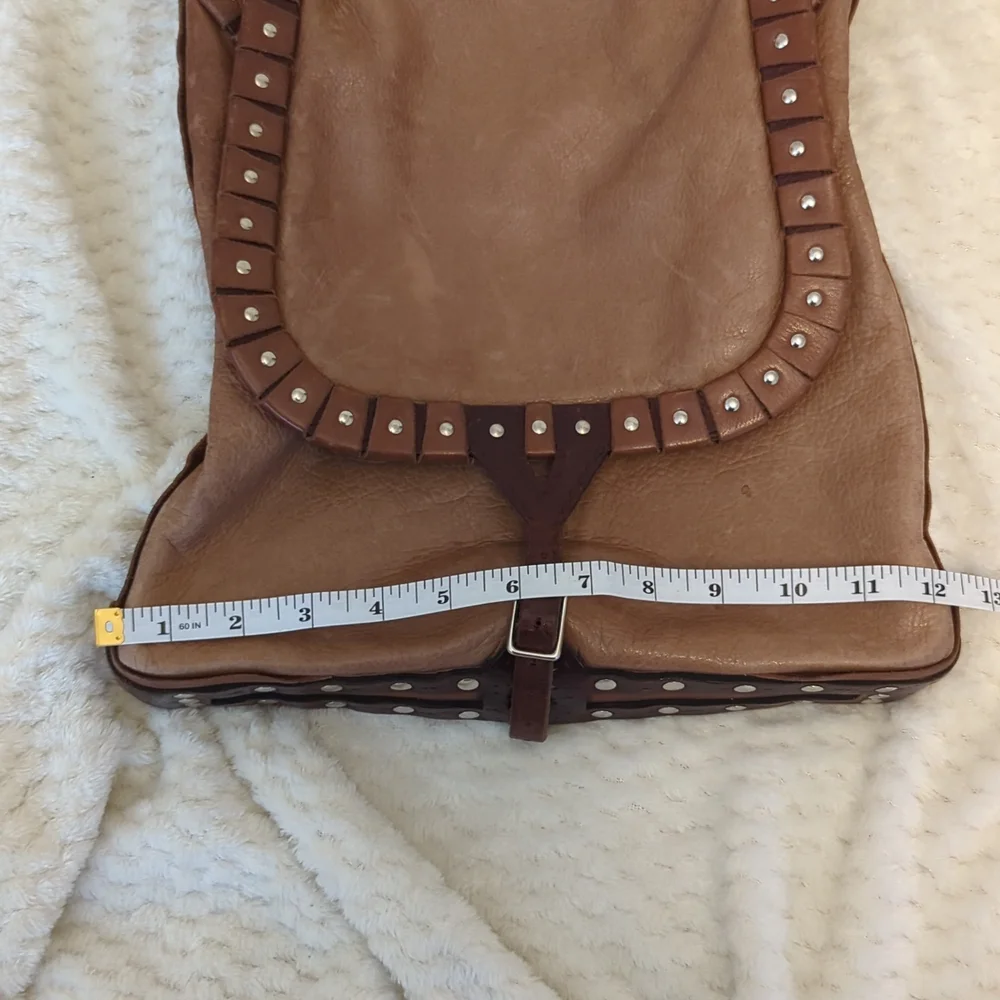 💕HP💕Bella Dolci Handcrafted Brown Leather Shoulder Bag - Picture 11 of 14